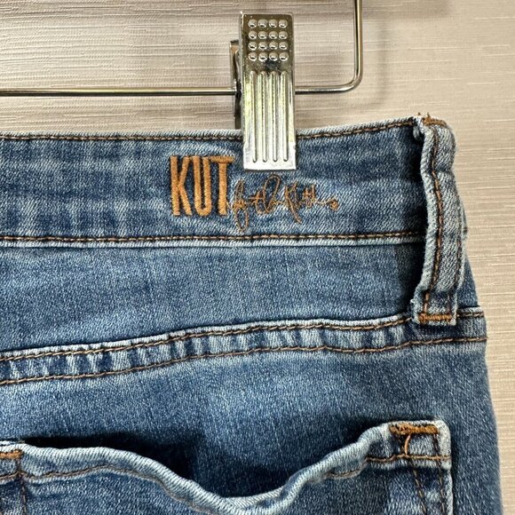 Kut From The Kloth Jeans Womens 2 Carrie Boyfriend Pockets Cotton Stretch - Picture 7 of 10